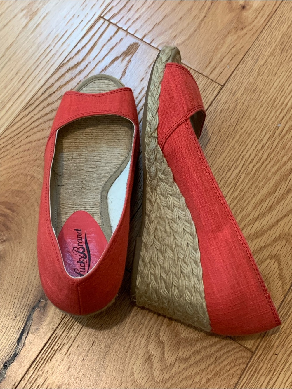 PICK ANY 3 ITEMS FOR $10 - LUCKY BRAND WEDGE PUMPS